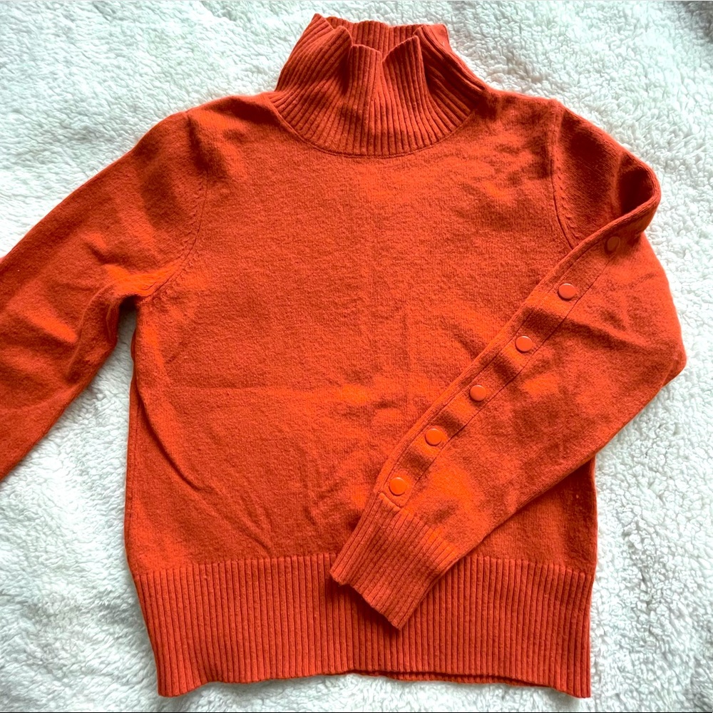 Anthropologie Moth burnt orange sweater